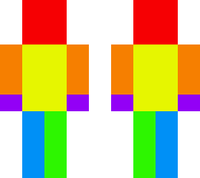 rainbow skin