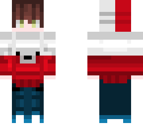 red and white jacket