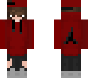 red hoodie girl