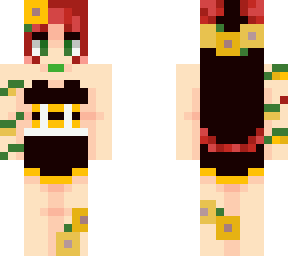 split hair sunflower goddess