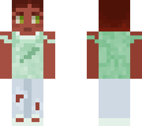 cottage girl (green)