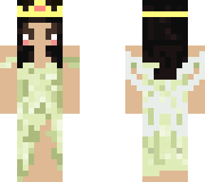 green dress