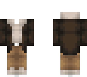 ob - brown fluff winter coat w/ hood