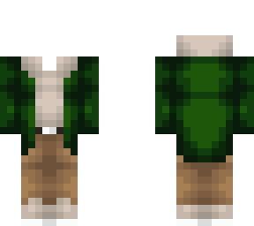 ob - green fluff winter coat w/ hood v2