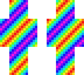 rainbow skin