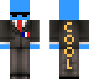 blue blob of garbage (but in a suit, but better)