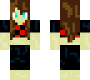 christmas girl (brown hair)