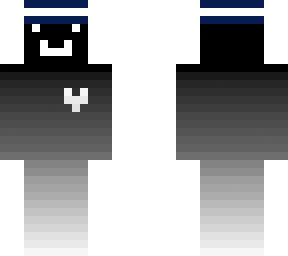 cool gradient skin with blue hat