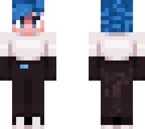 blue fire man
