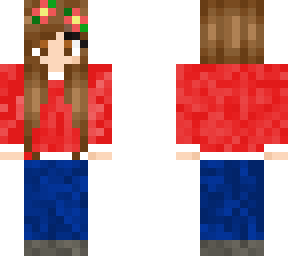 christmas girl in red sweater