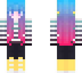 girl with striped shirt
