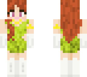 green dress