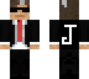 human j on back