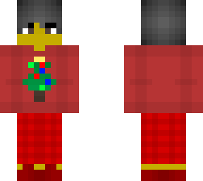 male - christmas sweater - earmuffs