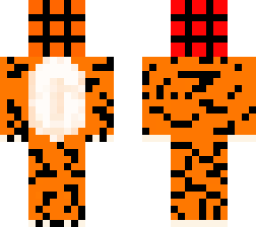 tiger with rubik's cube head