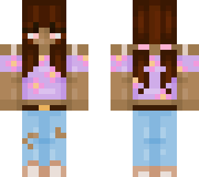 *cute purple flower shirt!*