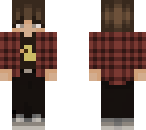 flannel duck with earrings
