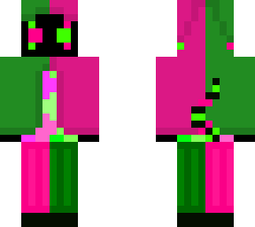 green & pink