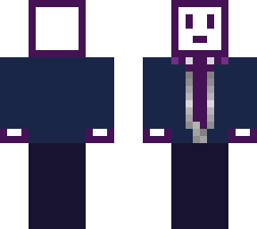 purple suit