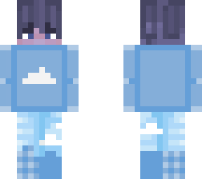 _cloudie's first skin, inspired by sweetsummermelon's "lazy day laziness"