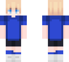 blue shirt boy