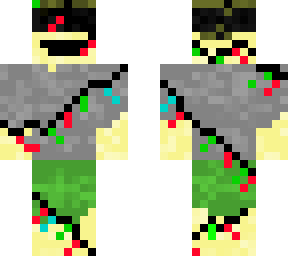 christmas blindfolded half-robotic human