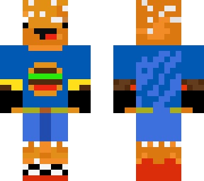 hamburger with clothes