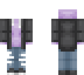 layered hoodie ob 1.1 lavender and gray