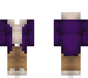 ob - dark purple fluff winter coat w/ hood