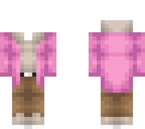 ob - pink fluff winter coat w/ hood