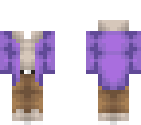 ob - purple fluff winter coat w/ hood