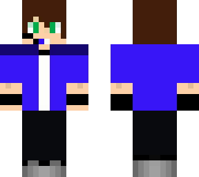 a guy with blue headfones