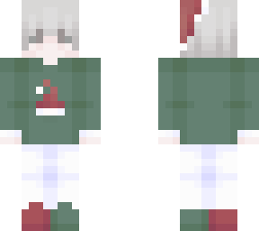 green christmas boy