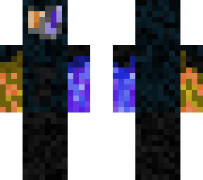 orange & blue fire