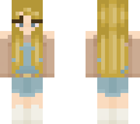 overalls twin female (dark blonde hair)
