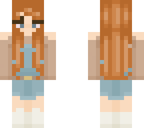 overalls twin female (ginger hair)