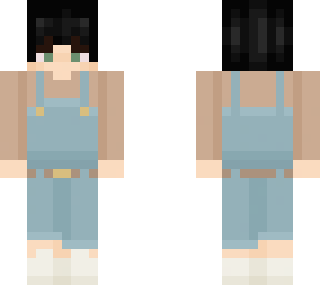 overalls twin male (black hair)