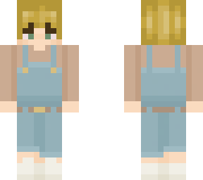 overalls twin male (dark blonde hair)