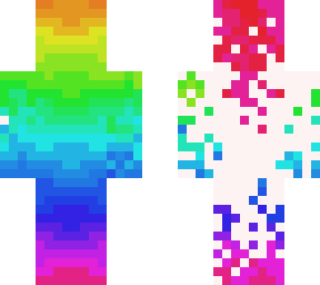 rainbow splatter