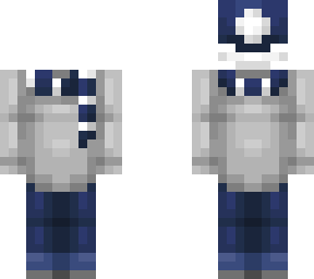 striped scarf ob 1.3 navy blue