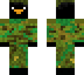 camo army penguin