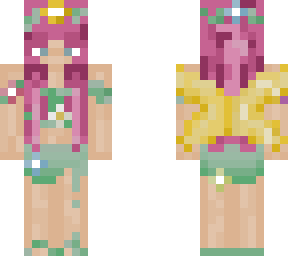 pink haired fairy (with wings)