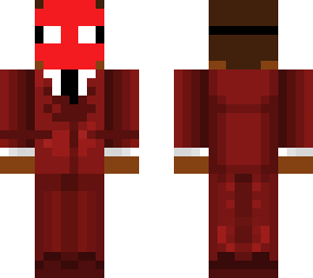 red suit and mask