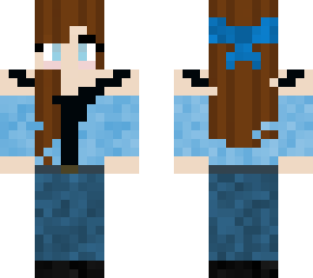 girl in blue