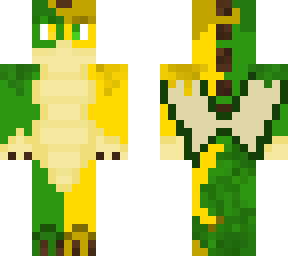 green-yellow dragon