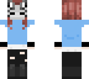 non binary person with fox mask