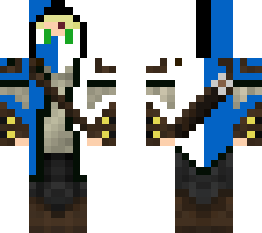 winter archer (hood at top)