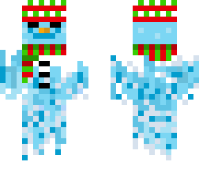 creeper snowman (holiday)