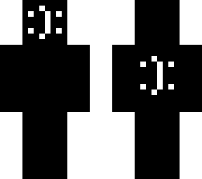 happy/sad face - black