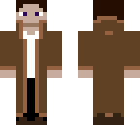 person in a trenchcoat